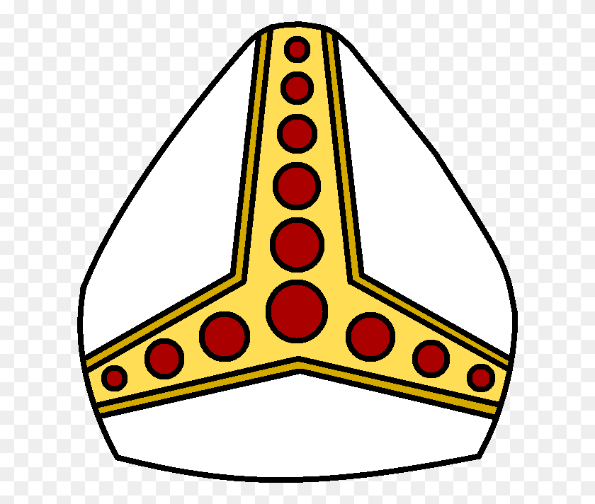 622x652 Папа Римский Шляпа Епископ Клипарт, Аксессуары, Аксессуар, Ювелирные Изделия Hd Png Скачать