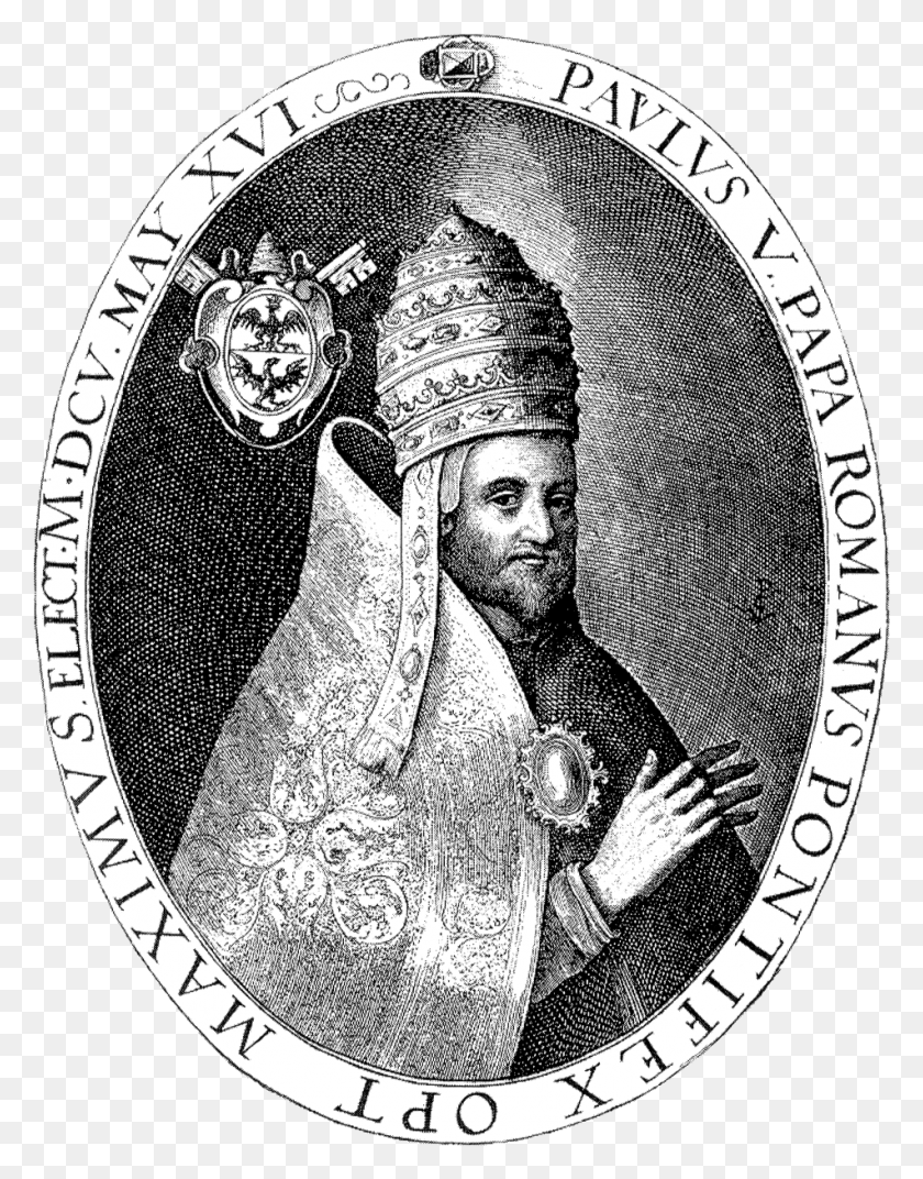 951x1234 Pope Paul V By Crispyn De Passe Portret Van Paus Gregorius Xv, Person, Human HD PNG Download