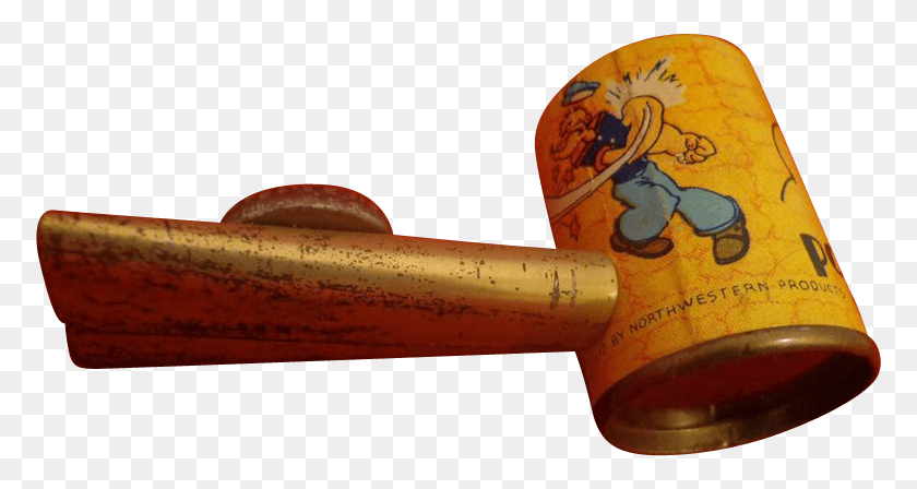 775x388 Popeye Kazoo Pipe Novelty Cartoon Toy By Northwestern Mallet, Tool, Hammer, Musical Instrument HD PNG Download