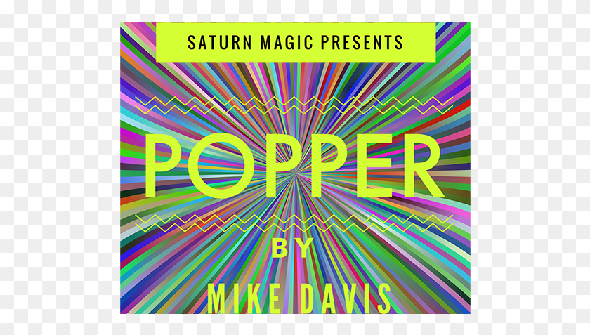 500x417 Descargar Png Popper By Mike Davis And Saturn Magic Diseño Gráfico, Publicidad, Gráficos Hd Png