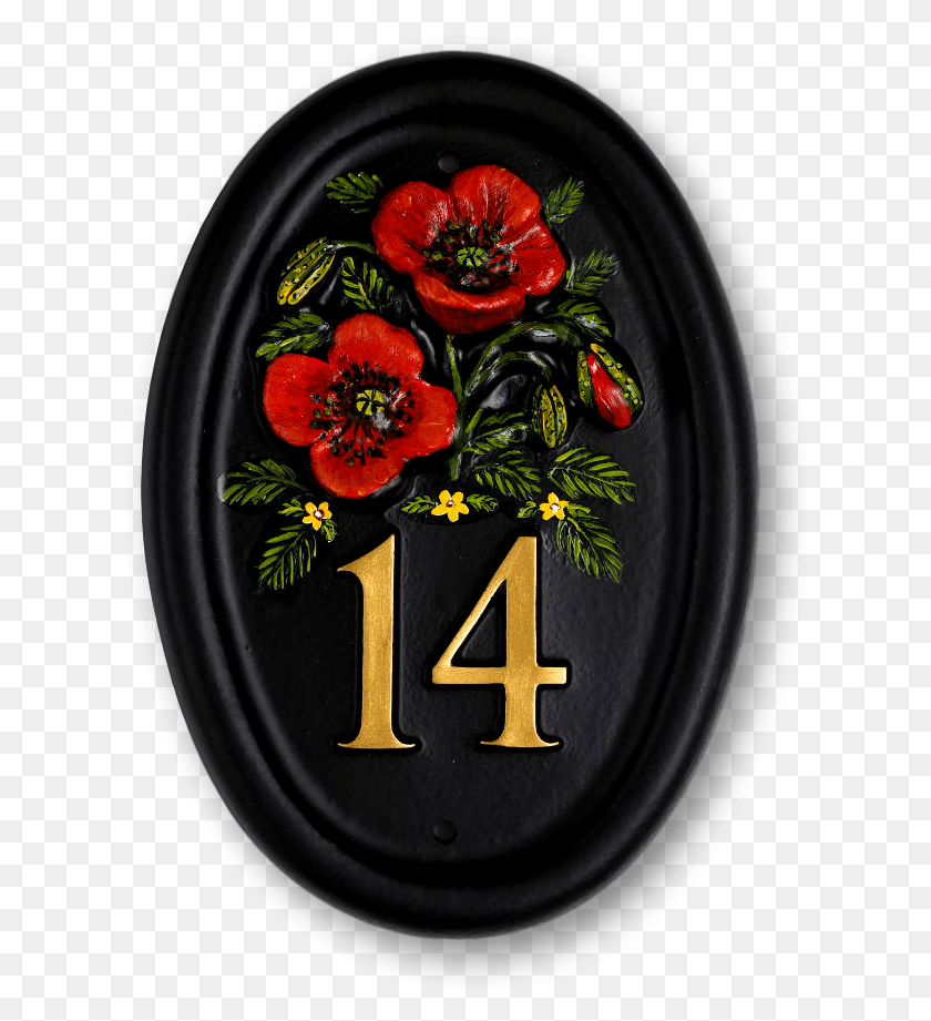 616x861 Poppies House Sign Buttercup, Number, Symbol, Text HD PNG Download