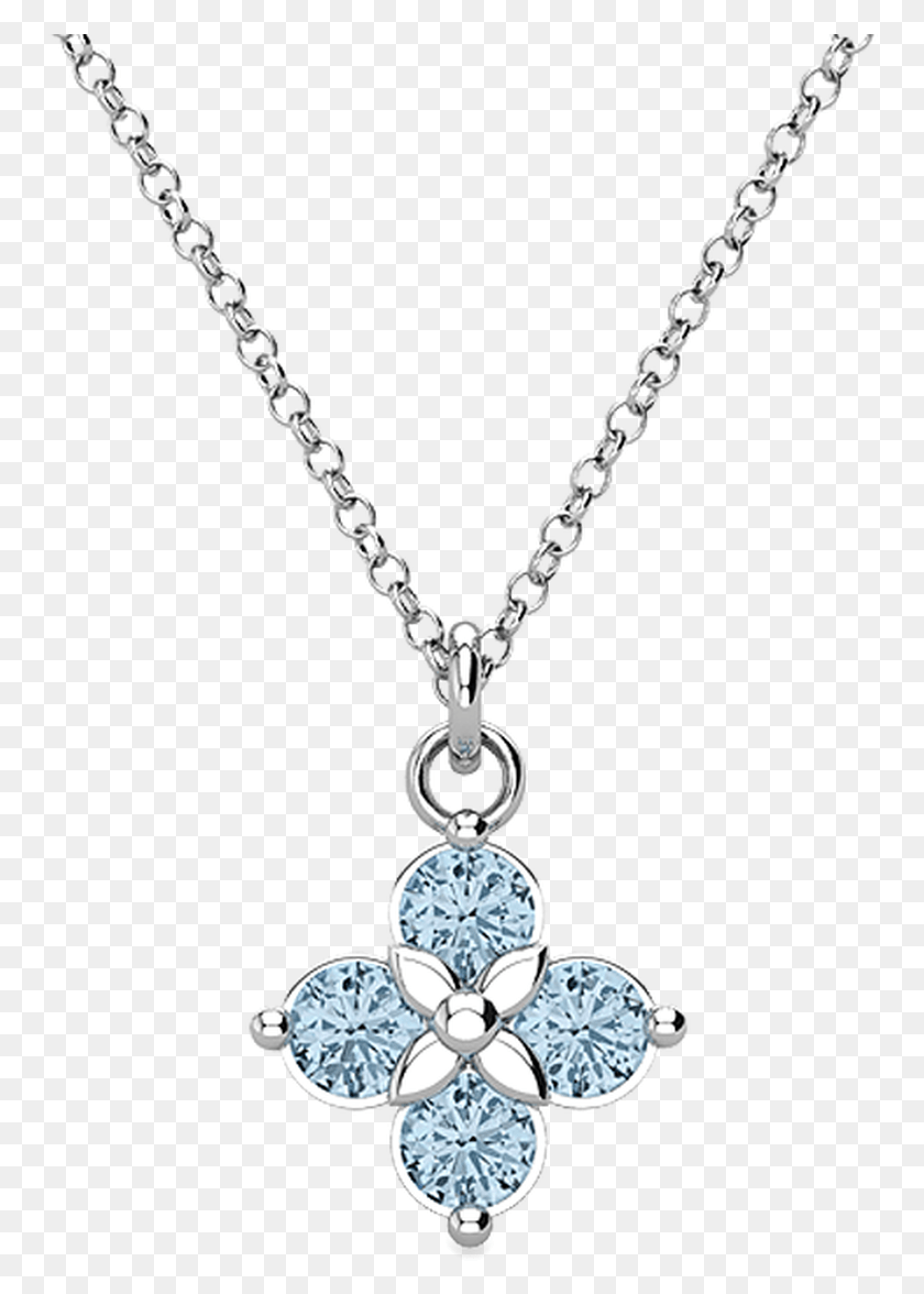 756x1116 Poppy 14kw Sky Blue Topaz Necklace Diamond Cross Pendant Mens Stainless Steel, Jewelry, Accessories, Accessory HD PNG Download