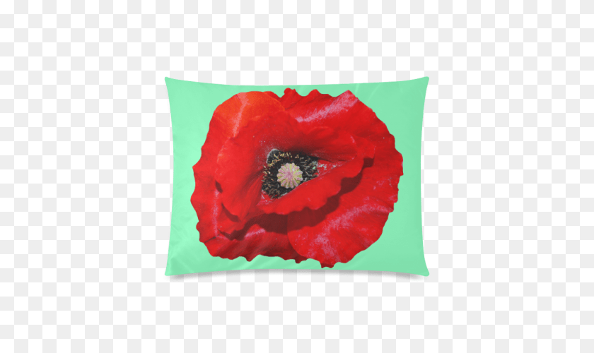 Poppy Flower Custom Zippered Pillow Cases, Plant, Cushion, Home Decor, Rose Transparent PNG