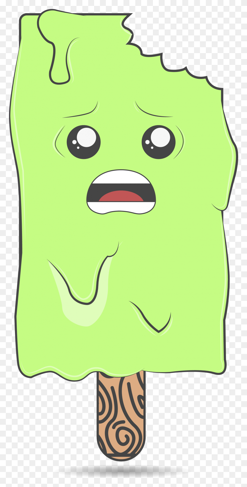 1714x3498 Popsicle Clipart Green Cute Melting Cartoon Popsicles, Person, Human HD PNG Download