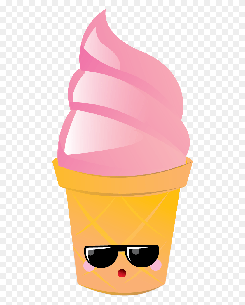 483x989 Popsicle Clipart Ice Pop Cute Ice Cream Clipart, Sunglasses, Accessories, Accessory HD PNG Download
