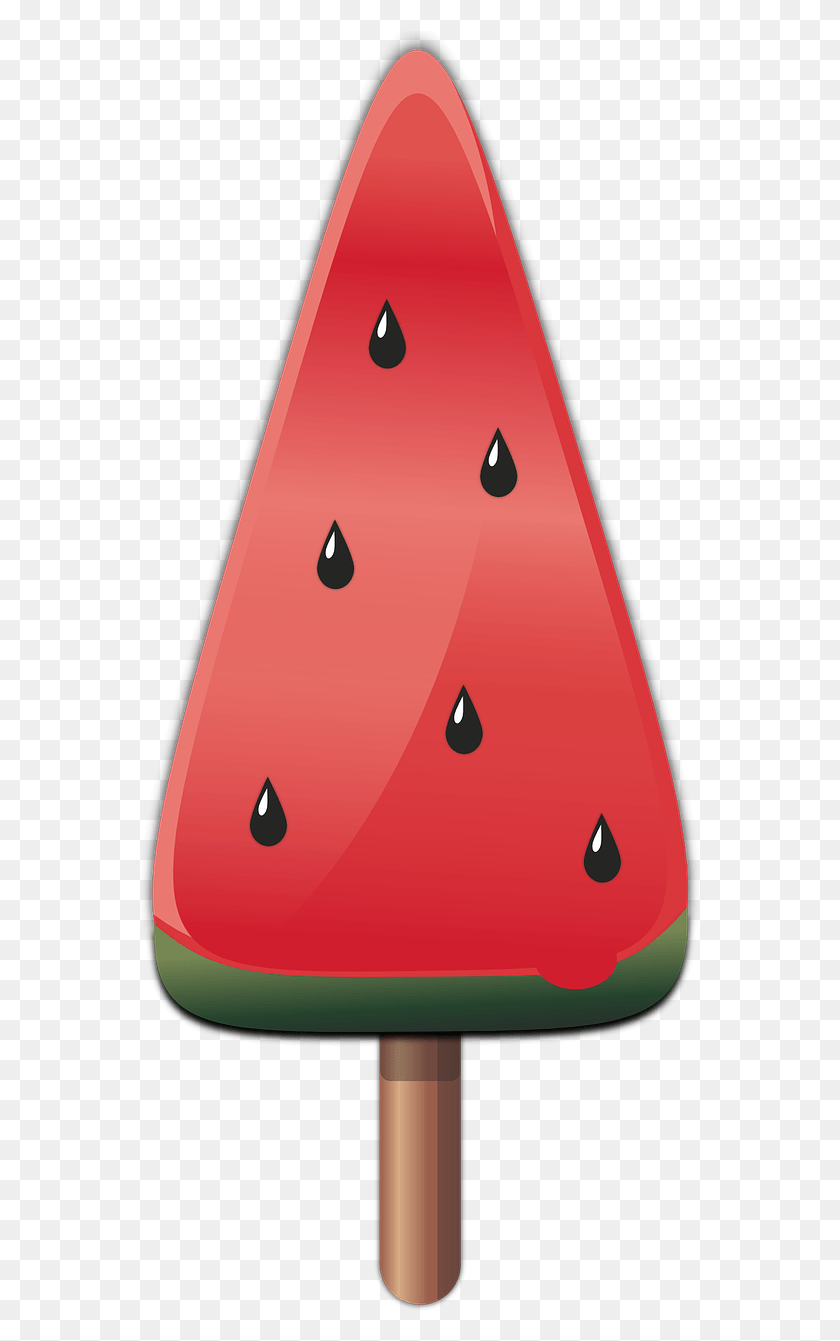 566x1281 Popsicle To Use Image Clipart Watermelon Ice Cream, Plant, Fruit, Food HD PNG Download