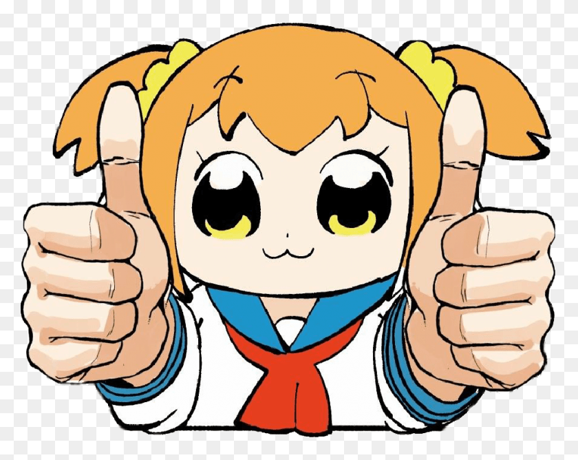 952x743 Popteamepic Sticker Popteam Epic, Thumbs Up, Finger, Hand HD PNG Download