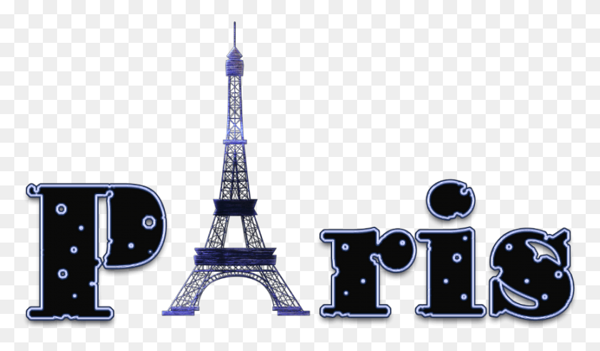 866x480 Popular And Trending Paris Eiffel Tower Mustache Big Letras Paris Para Imprimir, Tower, Architecture, Building HD PNG Download