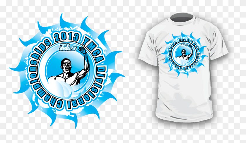1434x790 Popular T Shirt Design Championship T Shirts Swim, Clothing, Apparel, T-shirt HD PNG Download