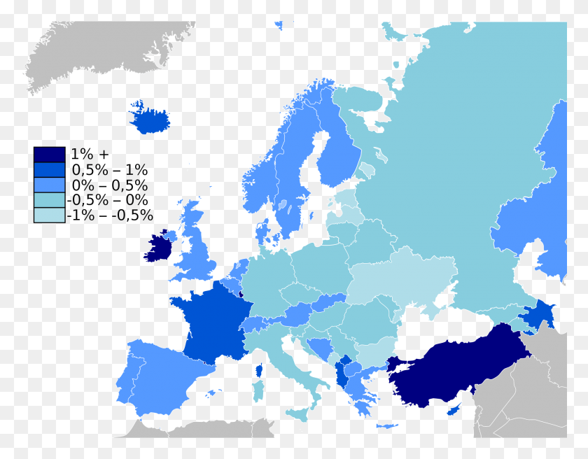 2000x1529 El Crecimiento De La Población De Europa, Mapa, Diagrama, Parcela, Atlas Hd Png