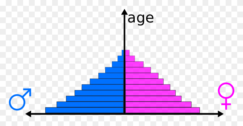 1176x568 Пирамида Населения, Треугольник, Фиолетовый, Орнамент Hd Png Скачать