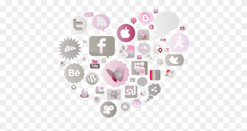 449x387 Descargar Png Por Qu Necesitas A Un Gestor De Redes Sociales Social Media Icons For Picsart, Pillow, Cushion, Text Hd Png