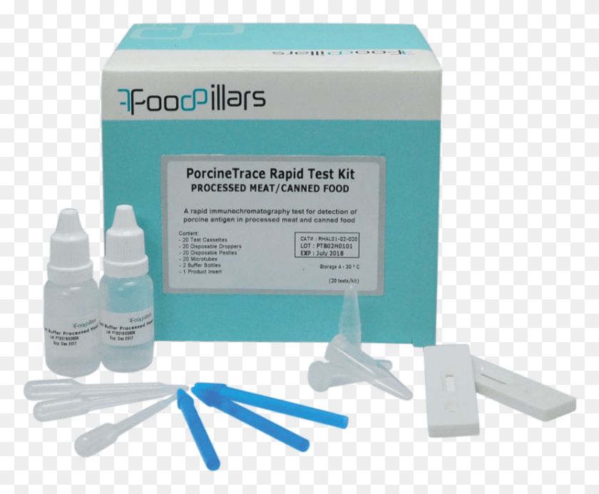 831x675 Porcinetrace Rapid Test Kit Rapid Test Kit For Shrimp Diseases, Box, Medication HD PNG Download