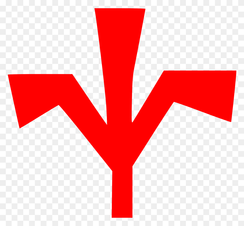 1920x1778 Porevit Symbol Red Clipart, Logo, Sign, Cross Sticker PNG