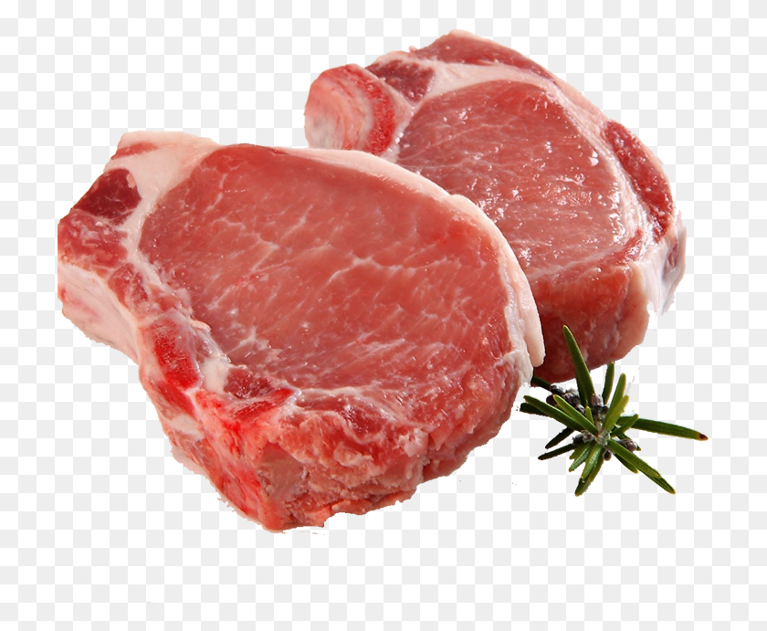 715x631 Pork Braai Chops, Food, Steak, Fungus HD PNG Download