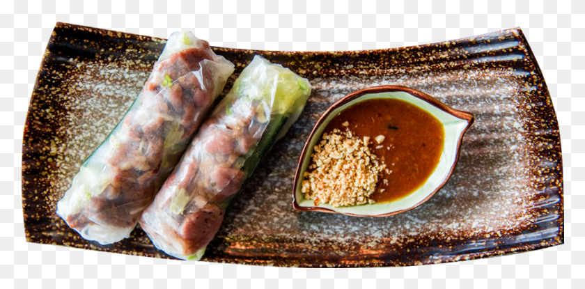 1014x462 Pork Fresh Spring Roll Curry, Plant, Produce, Food HD PNG Download