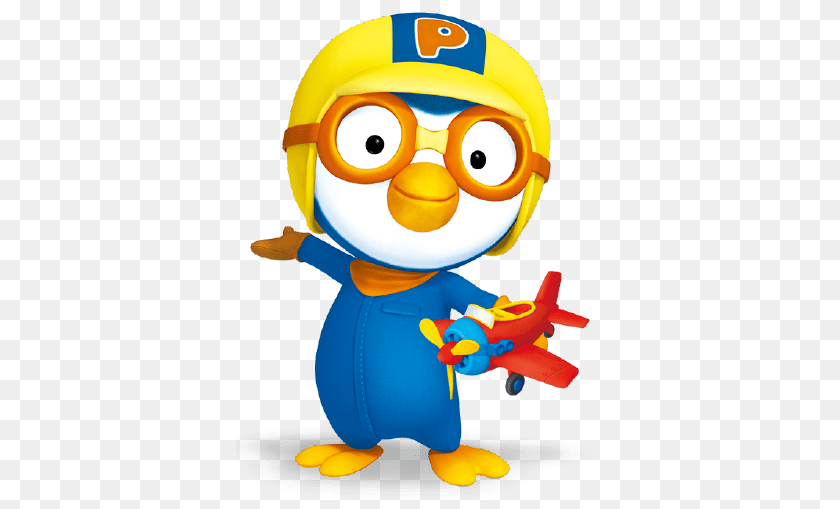 368x509 Pororo Holding A Toy Plane, Ball, Sport, Tennis, Tennis Ball Clipart PNG