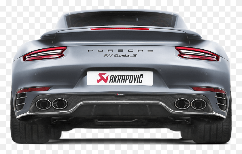 1809x1101 Porsche 911 Turbo Turbo S Slip On Line 2362x1772 Akrapovic, Car, Vehicle, Transportation HD PNG Download