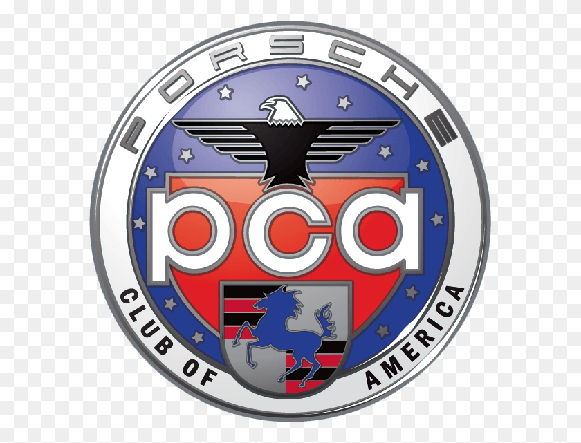 581x581 Descargar Png / Porsche Club Of America, Logotipo, Símbolo, Marca Registrada Hd Png