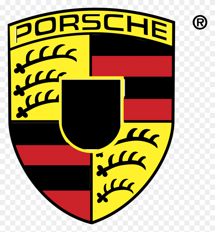 2400x2601 Porsche Logo Transparent Porsche Logo Vector, Armor, Text, Symbol HD PNG Download