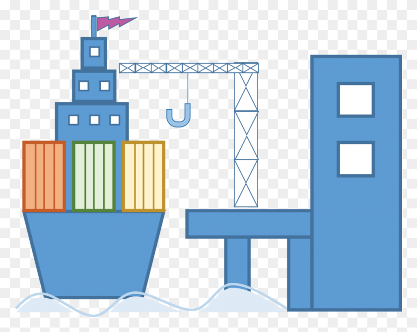 960x750 Port Cargo Ship Shipping Dock Clip Art, Number, Symbol, Text HD PNG Download
