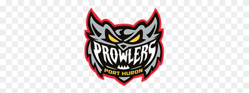 Port Huron Prowlers White Teeth Logo, Emblem, Symbol, Dynamite, Weapon Transparent PNG