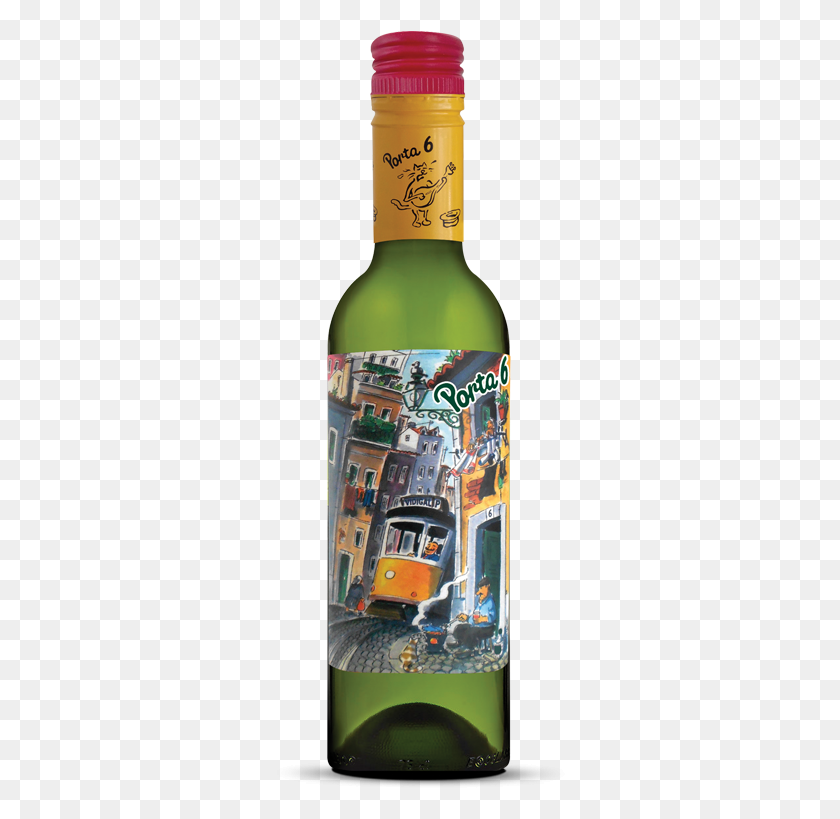 296x759 Porta 6 White Wine 375ml Beer Bottle, Bottle, Beer, Alcohol HD PNG Download