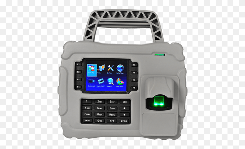 447x452 Portable Biometric Device Fingerprint Portable, Electronics, Car, Vehicle HD PNG Download