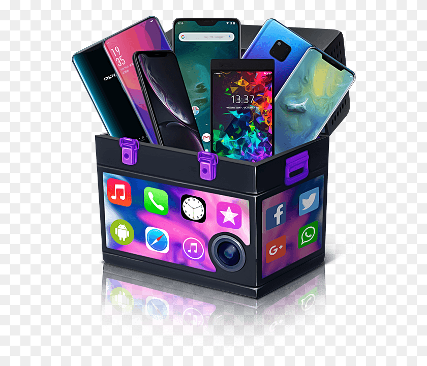 560x660 Portable Cloutware Mystery Box Smartphone, Mobile Phone, Phone, Electronics HD PNG Download