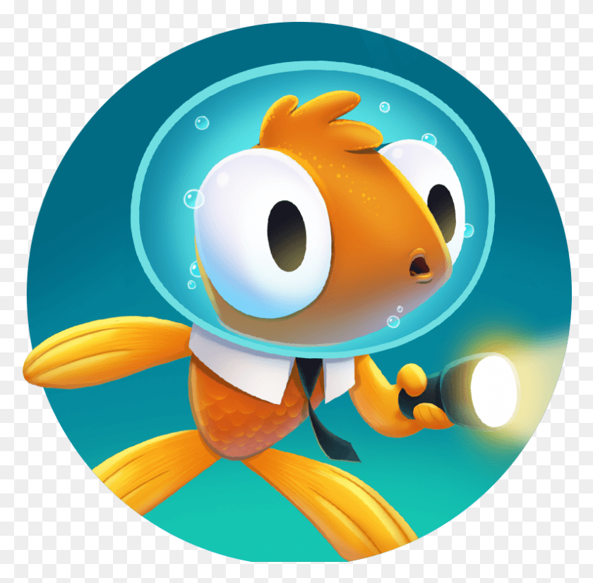 794x781 Portable Network Graphics Cartoon, Fish, Animal, Goldfish Descargar Hd Png