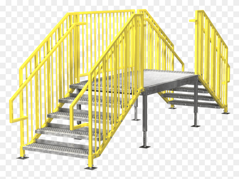 856x624 Portable Prefab Ibc Osha Options In Stock Handrail, Banister, Railing, Staircase HD PNG Download