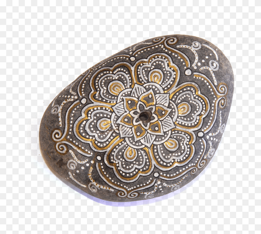 668x691 Portainciensos Blanco La Energa De Las Piedras Ms Egg Decorating, Pattern, Ornament, Fractal Hd Png