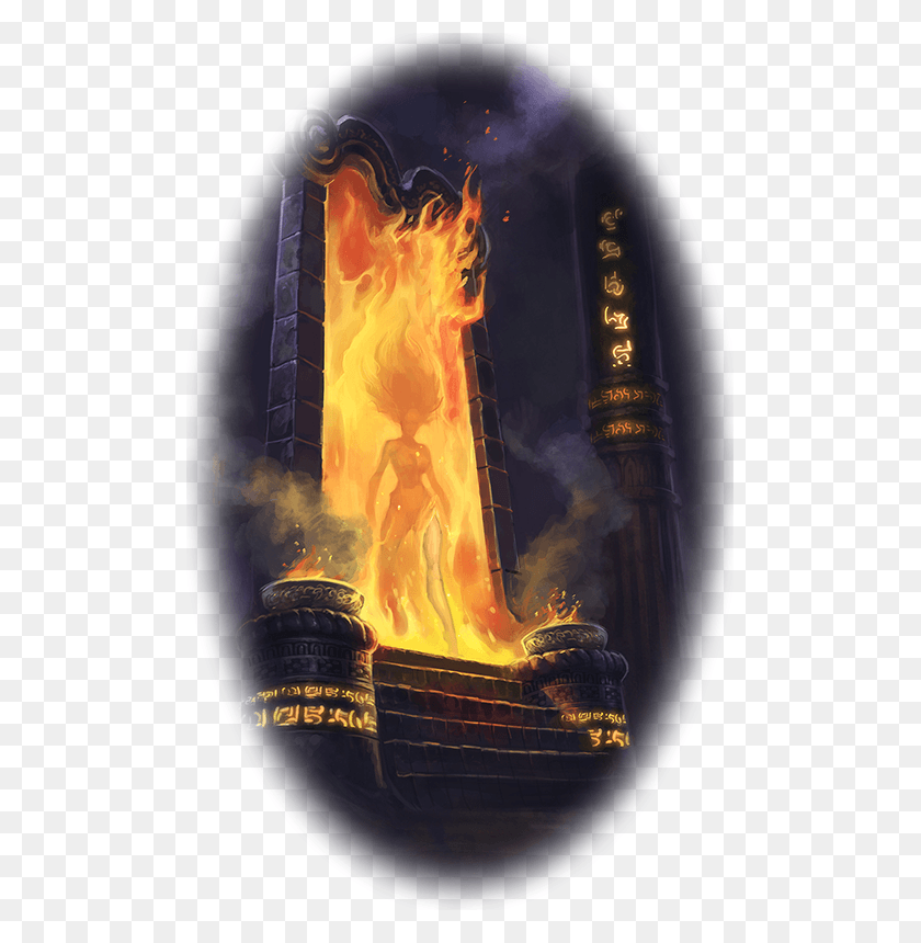 499x800 Portalfate Poster, Fire, Flame, Bonfire HD PNG Download