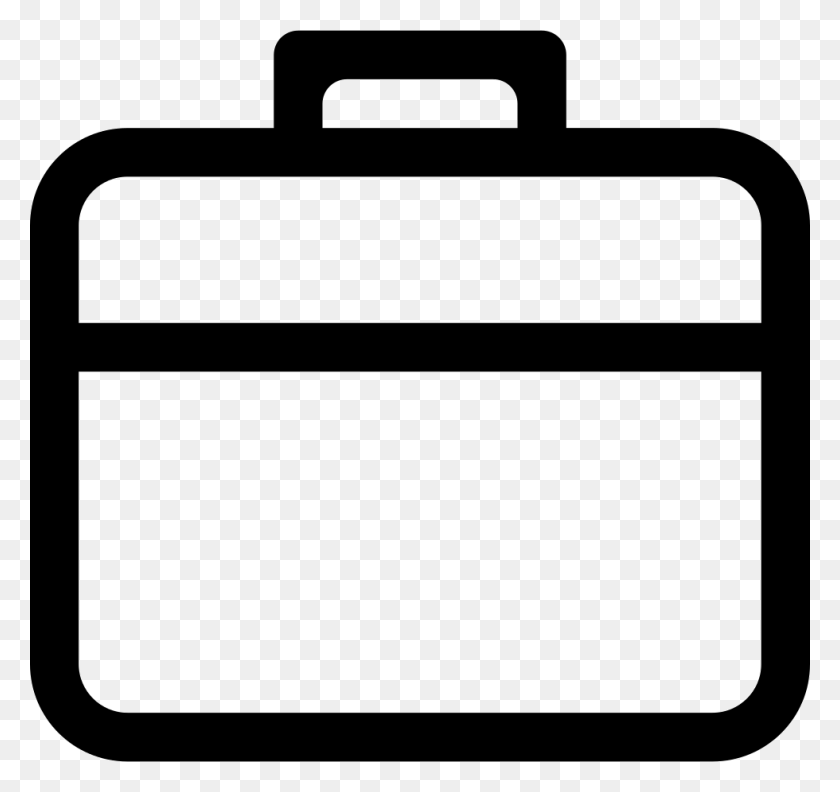 980x920 Portfolio Black Portfolio Icon, Briefcase, Bag, First Aid HD PNG Download