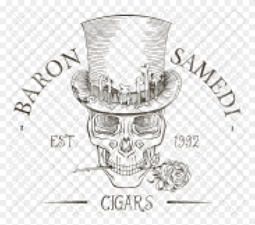 850x745 Descargar Png Portfolio Logo Baron Samedi Dark Draw Baron Samedi, Rug, Prison, Hand Hd Png