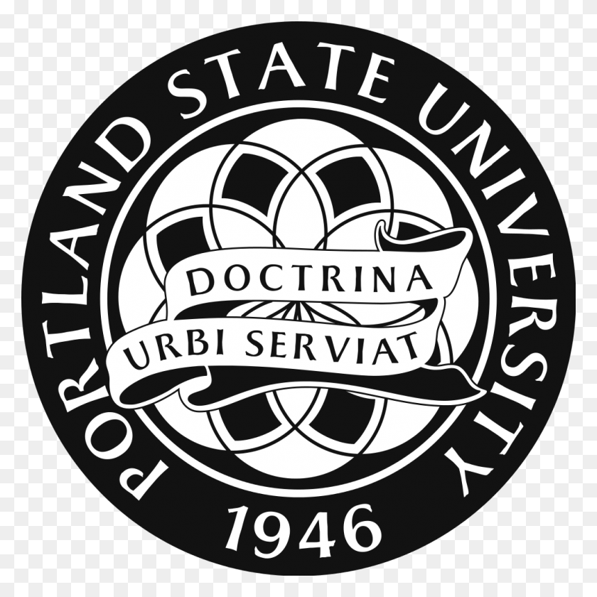 1024x1024 Portland State University Seal, Label, Text, Logo HD PNG Download