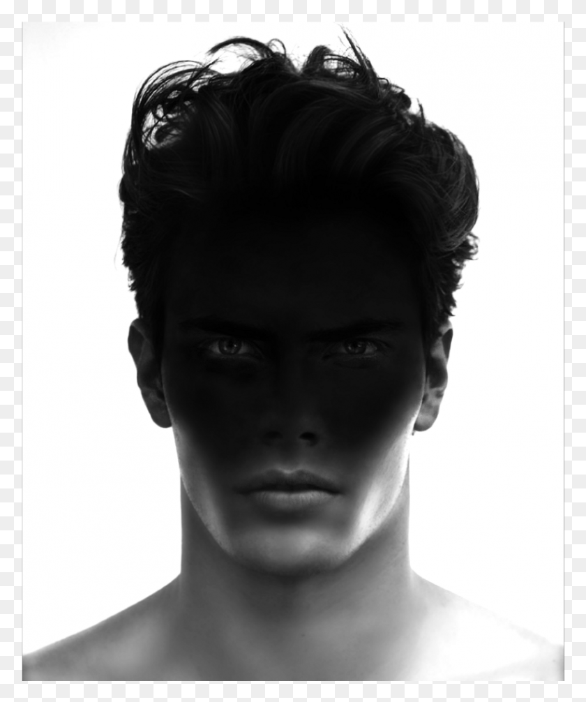 818x993 Portrait Men Guy Model Male Boy Silhouette Silhouetteremix High Cheekbones Vs Low Cheekbones, Face, Person, Human HD PNG Download