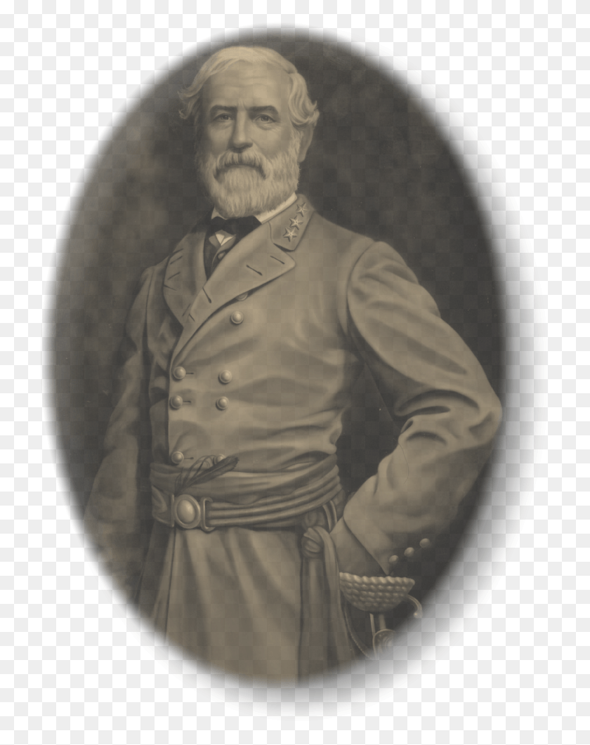 730x1001 Descargar Png Retrato Del General Robert E Robert E Lee En Uniforme, Ropa, Ropa, Persona Hd Png