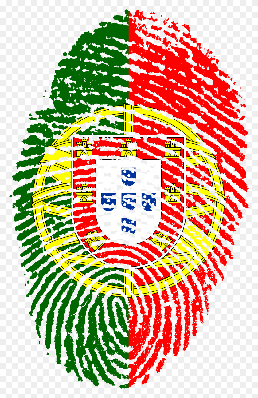 1573x2488 Portugal Flag Fingerprint Country 654164 Portugal Fingerprint, Graphics, Logo HD PNG Download