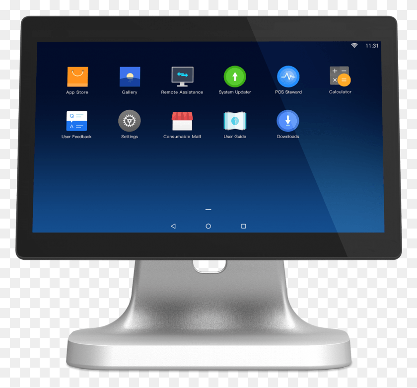 974x901 Descargar Png Pos X, Tableta Android, Pos, Android Pos, Computadora, Electrónica, Monitor Hd Png