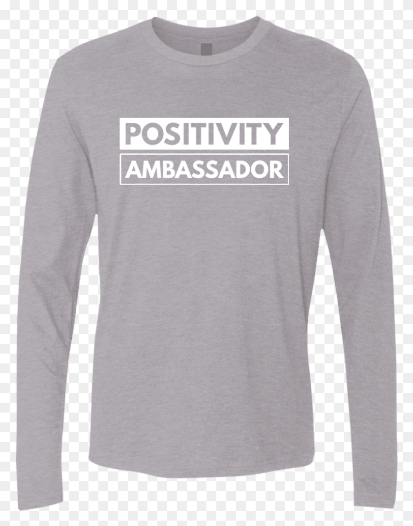 881x1142 Positivity Ambassador Men39s T Shirt Long Sleeved T Shirt, Sleeve, Clothing, Apparel HD PNG Download