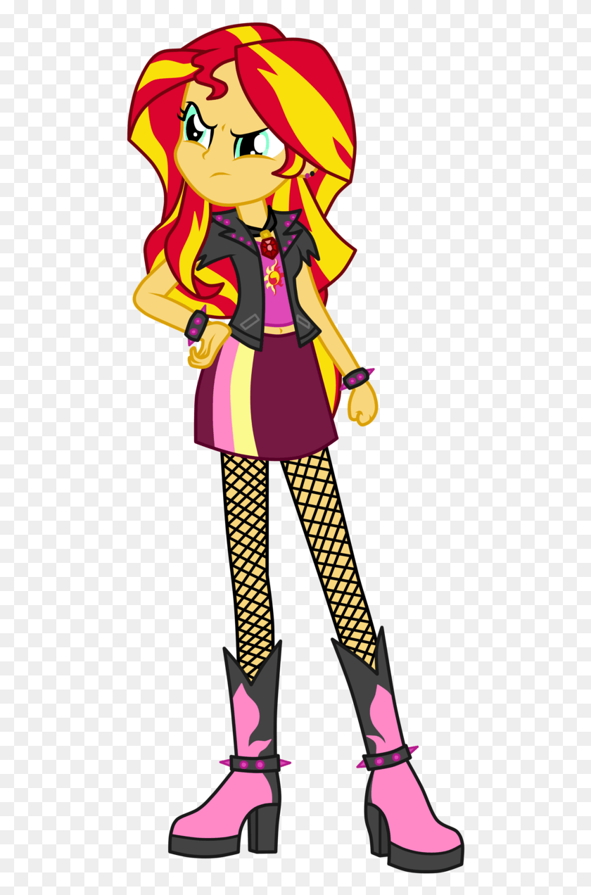 482x1212 Descargar Png Post 39638 0 94310300 1477426841 Thumb Sunset Shimmer Pony Equestria Girls, Artista, Persona, Humano Hd Png