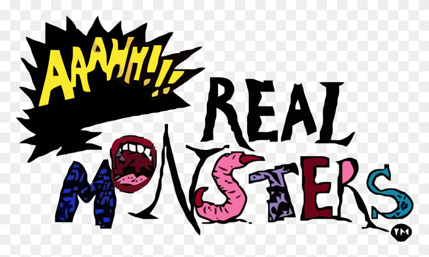 1234x703 Post Aaahh Real Monsters, Poster, Advertisement, Text HD PNG Download