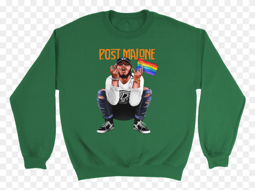 1009x734 Post Malone And Lgbt Shirt Pride Month, Clothing, Apparel, Sleeve HD PNG Download