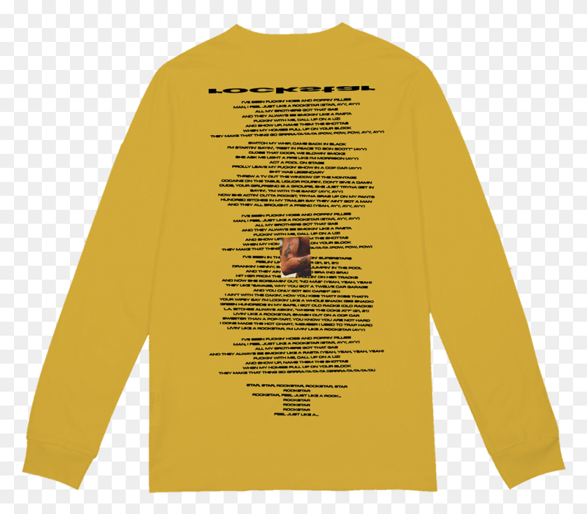981x849 Post Malone Shop Long Sleeved T Shirt, Sleeve, Clothing, Apparel HD PNG Download