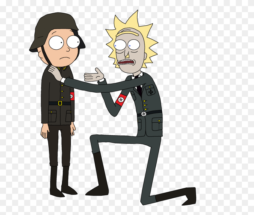 651x650 Post Nazi Rick And Morty, Performer, Person, Human HD PNG Download