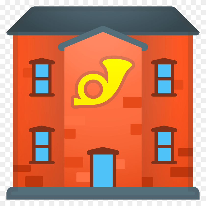 1920x1920 Post Office Emoji Clipart, Neighborhood, City, Architecture, Housing Transparent PNG