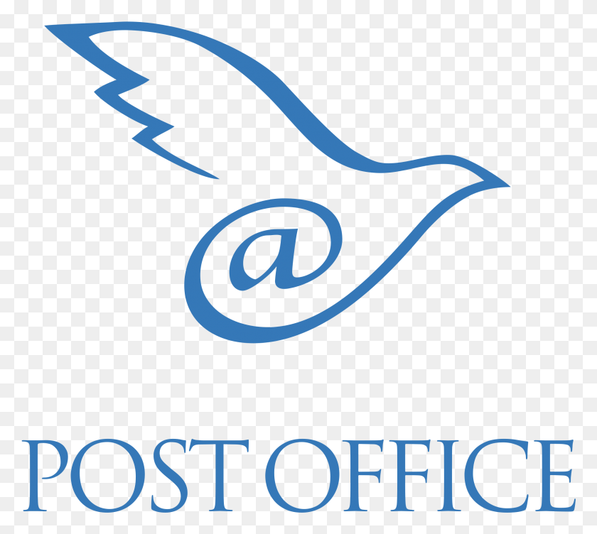 2296x2037 Post Office Logo Transparent Graphic Design, Text, Alphabet, Poster HD PNG Download