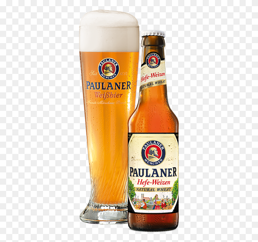 327x726 Post Paulaner Weibier, Beer, Alcohol, Beverage HD PNG Download