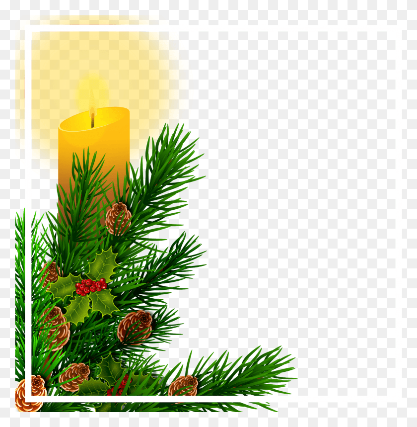 1562x1601 Рождественская Свеча Postais De Natal, Дерево, Растение, Освещение Hd Png Скачать
